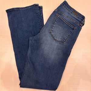 Kut from the Kloth Karen Baby Bootcut Dark Blue Jeans